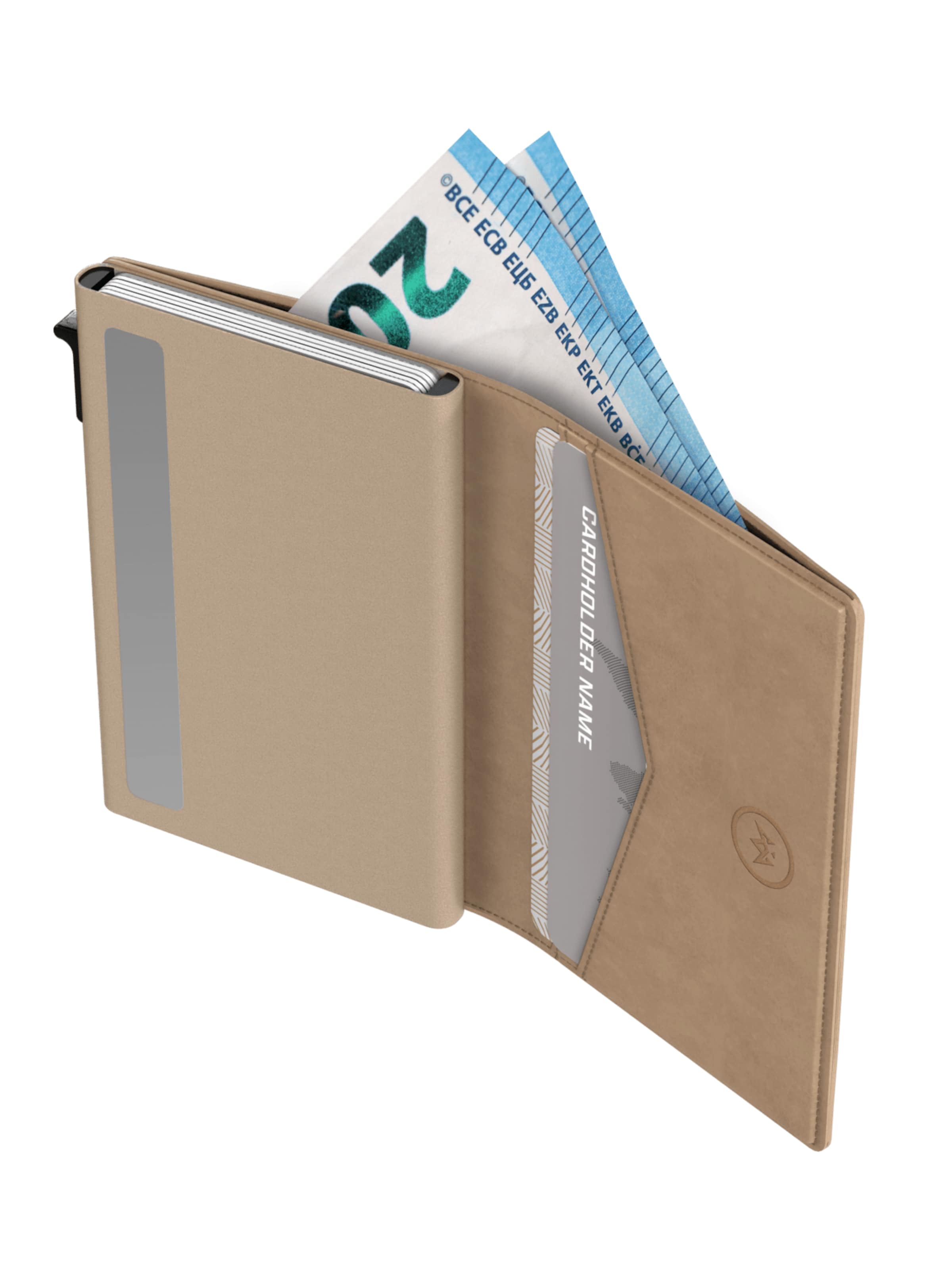 Porte-monnaies 'Pasjeshouder Slim' Prowallet en beige