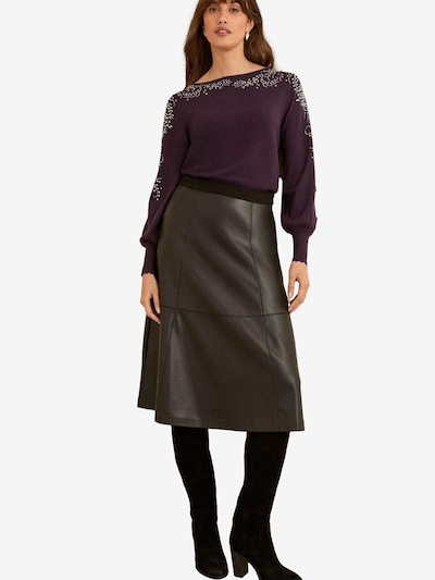 love & roses Pulover | temno liila barva, Prikaz izdelka