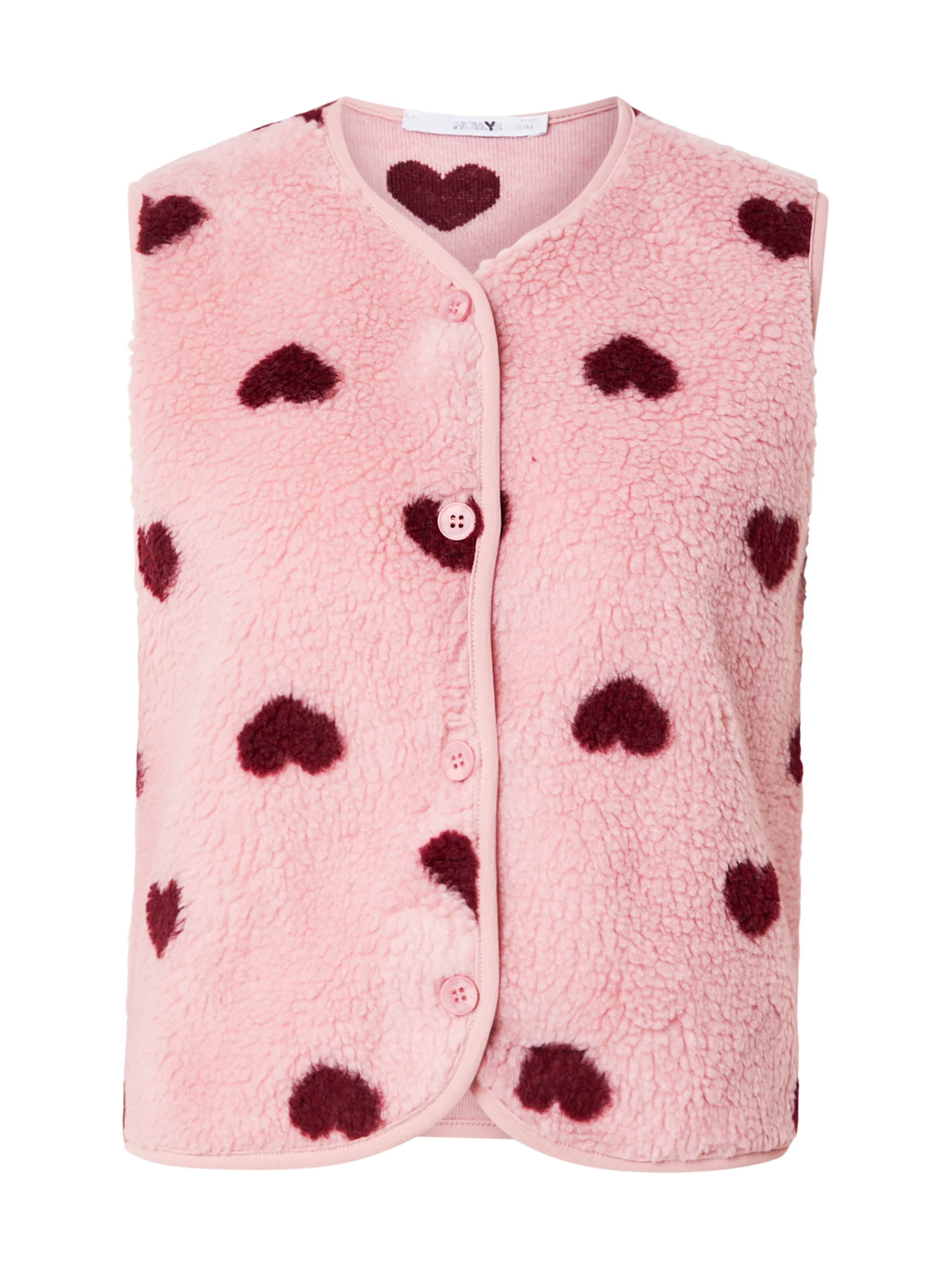 Hailys Vest 'El44lie', värv roosa: eest vaates