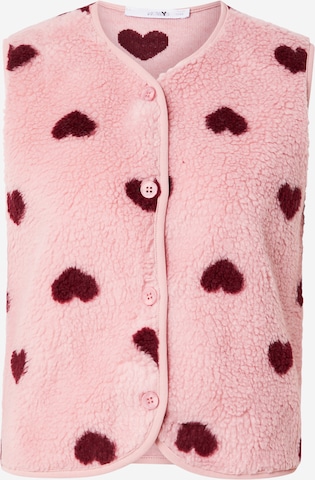 Hailys Vest 'El44lie', värv roosa: eest vaates