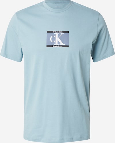 Calvin Klein Majica u plava / svijetloplava / crna / bijela, Pregled proizvoda