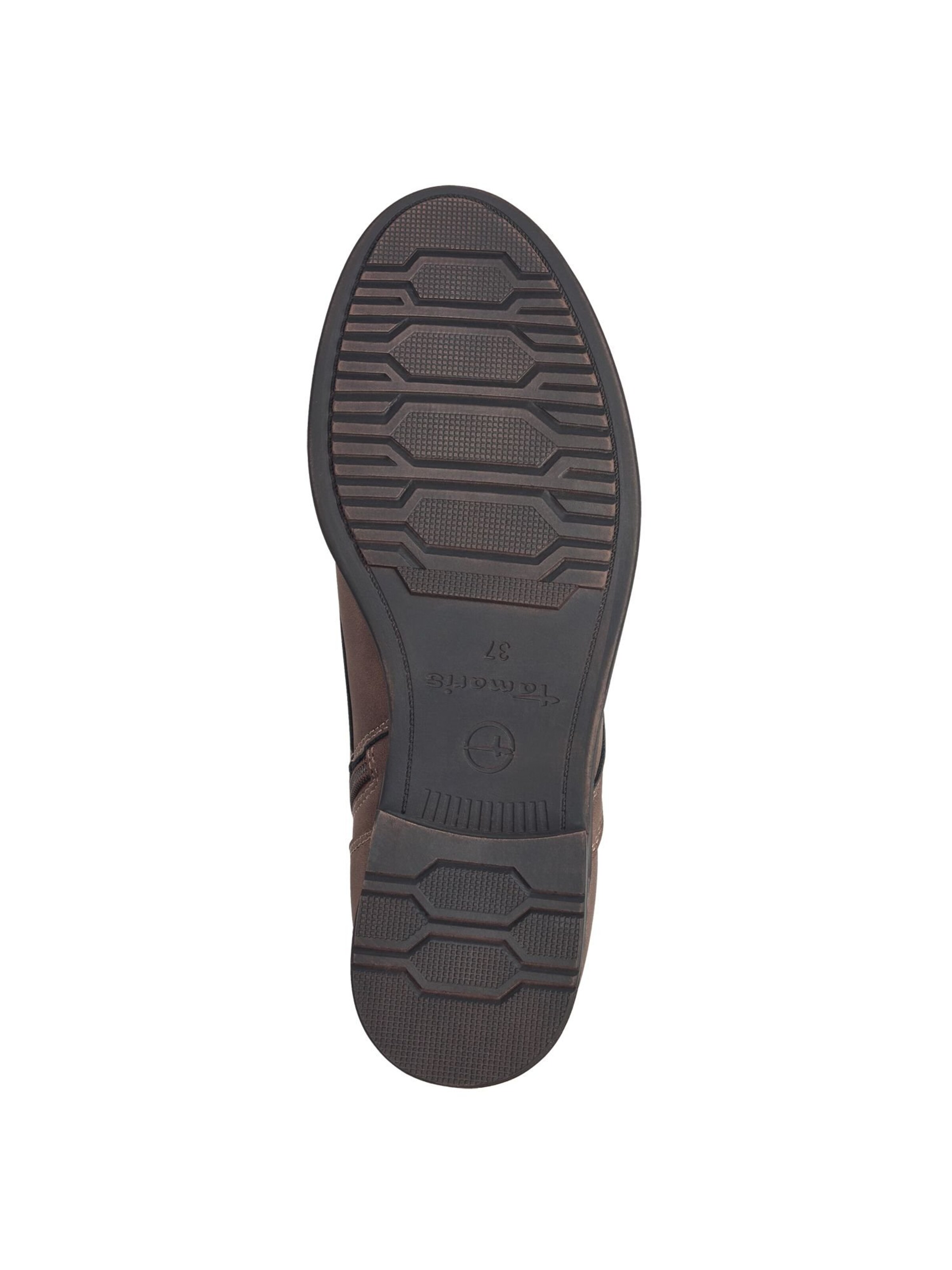 Tamaris Lace-Up Ankle Boots in Brown