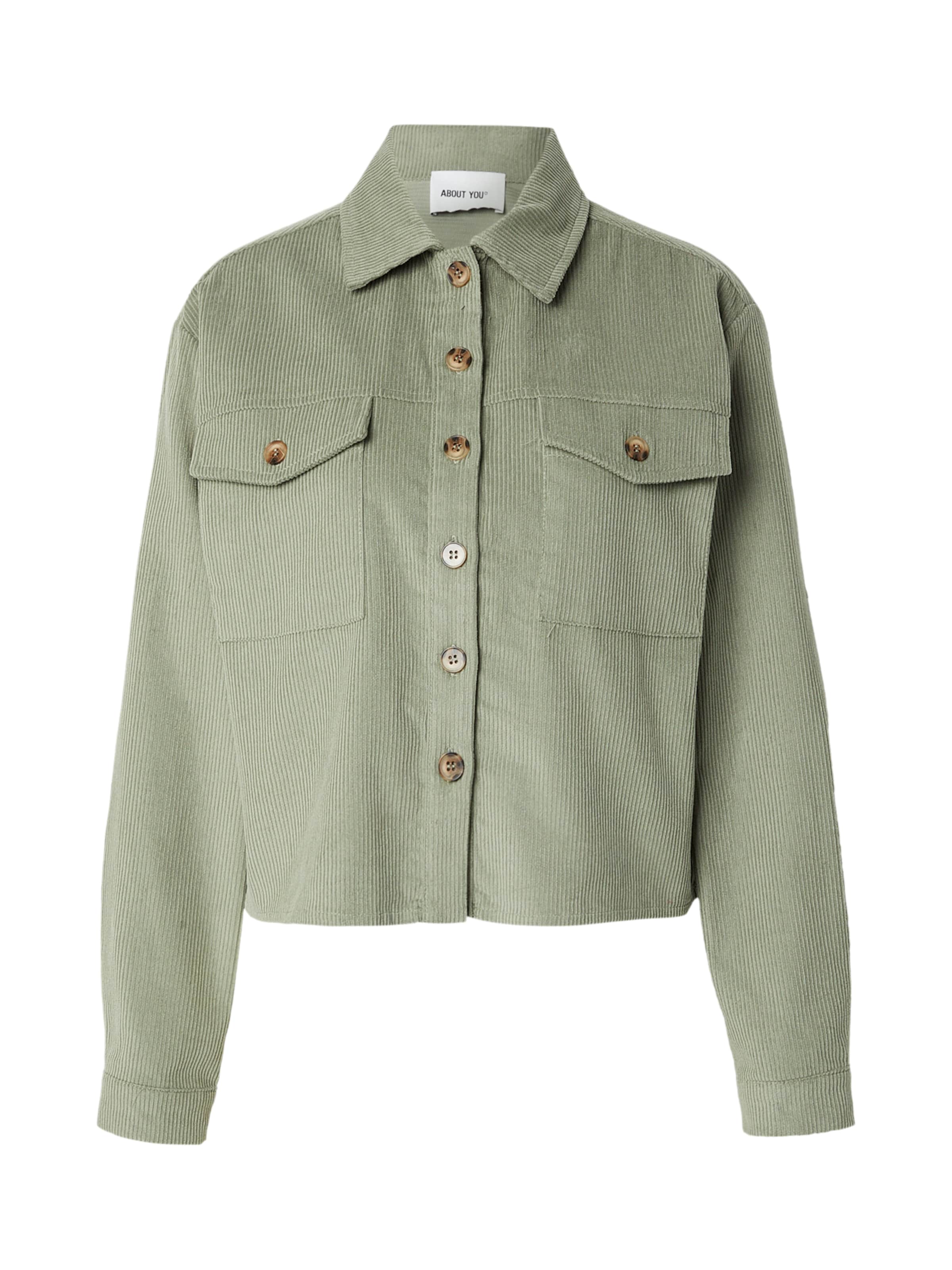 ABOUT YOU Jacke 'Else' in Grün: Vorderseite