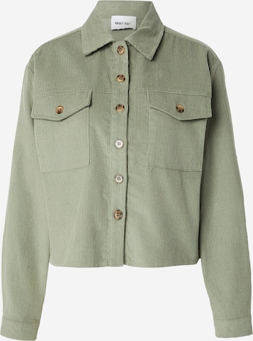 ABOUT YOU Jacke 'Else' in Grün: Vorderseite