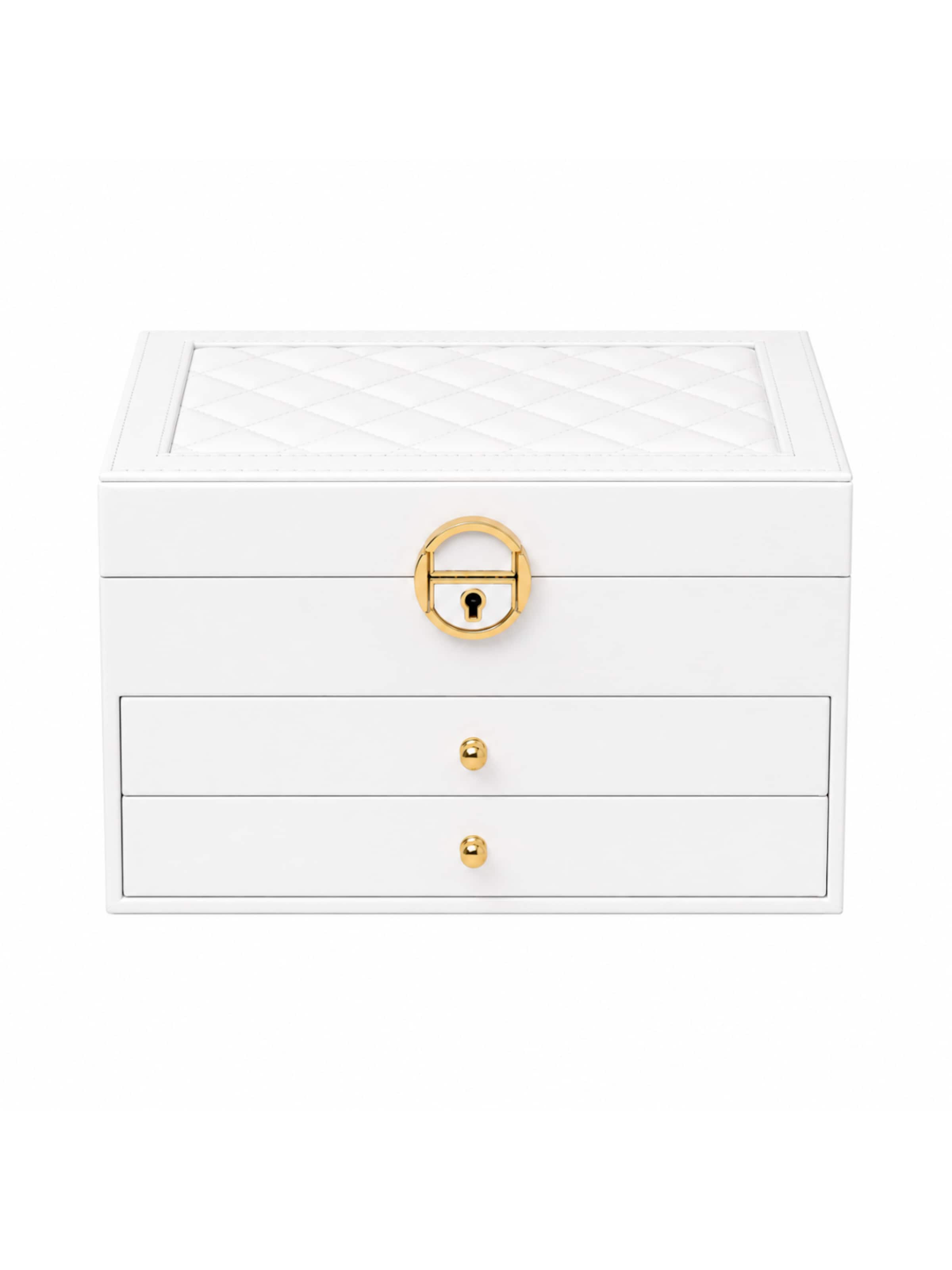 MEVYRA Jewelry Storage in White: front