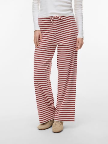 VERO MODA - Pierna ancha Pantalón 'VMStella' en marrón: frente
