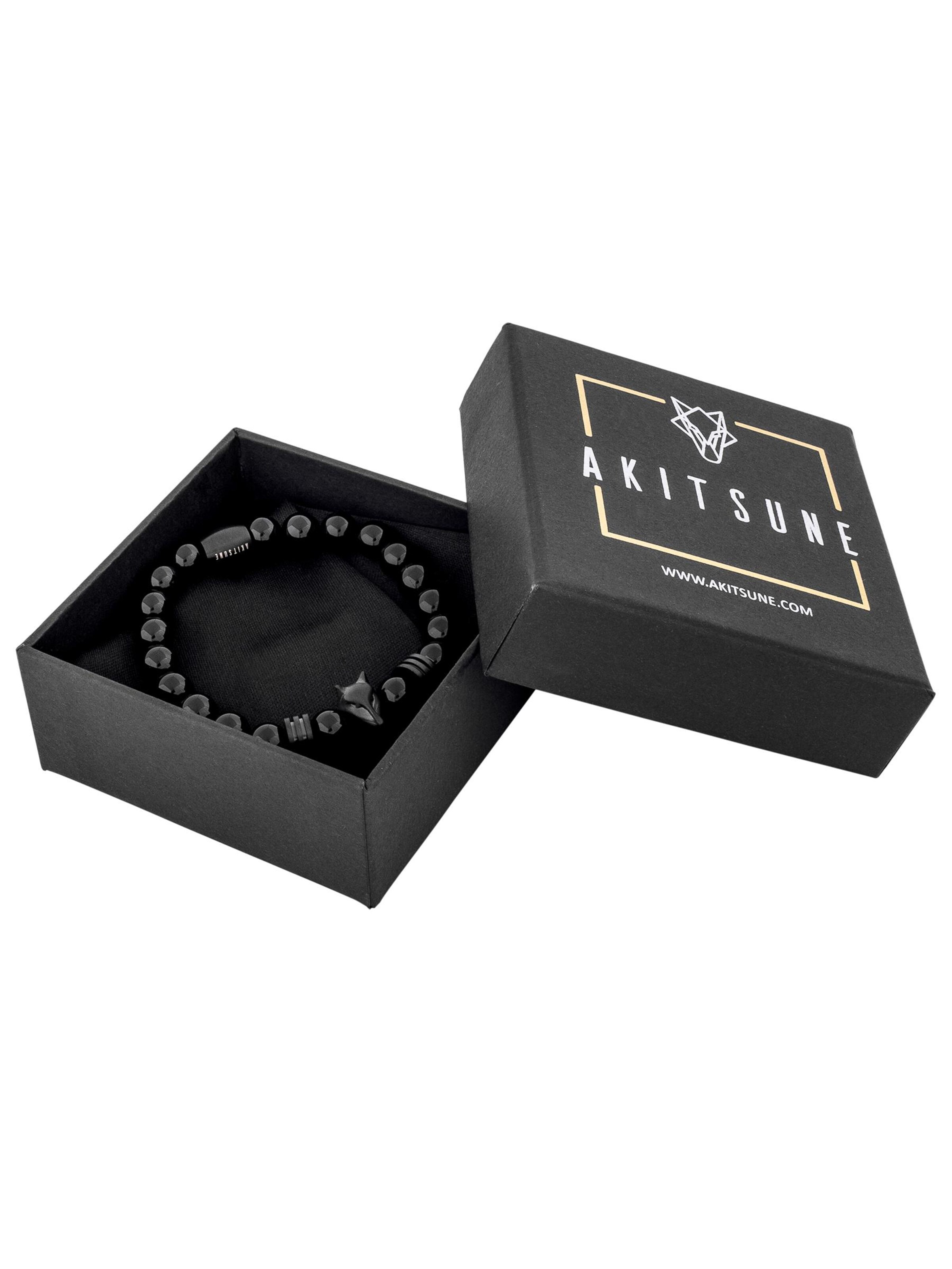 Akitsune Bracelet 'Obsidius' in Black