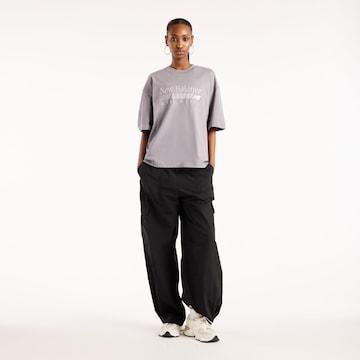new balance Shirt 'Trackside Oversized T-Shirt' in Grey