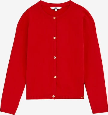 WE Fashion Knit cardigan in Red: front