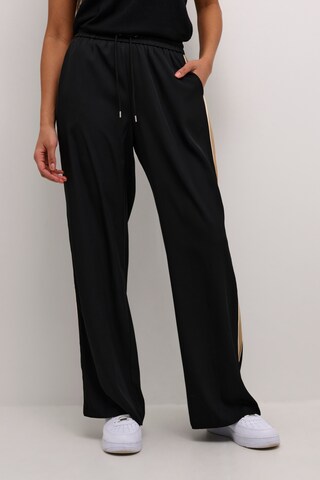 Kaffe Loose fit Trousers in Black: front