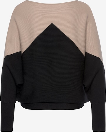 LASCANA Sweater in Beige