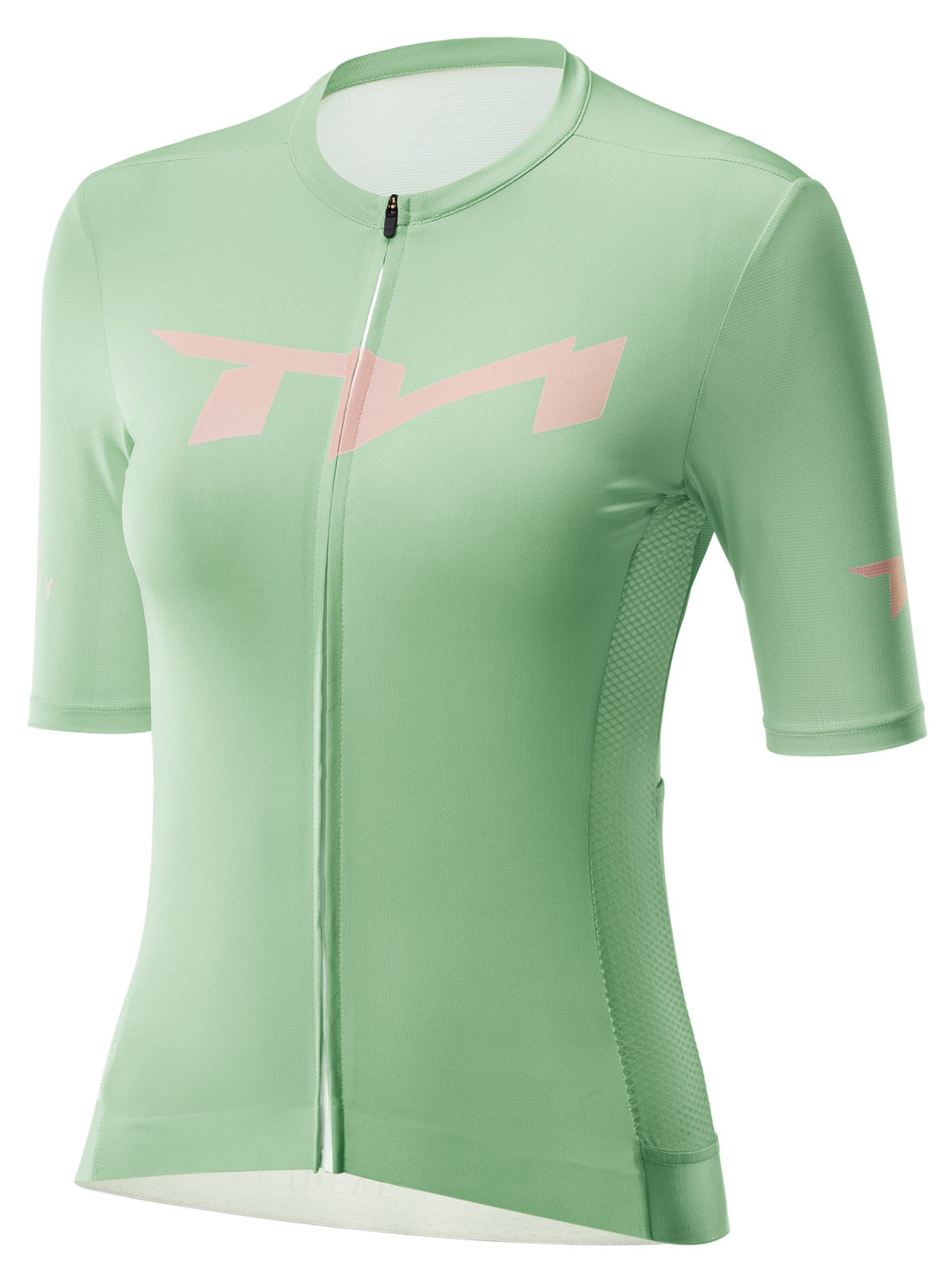 ROCKBROS Athletic Sweatshirt 'Damen kurzarm Fahrradtrikot' in Green: front