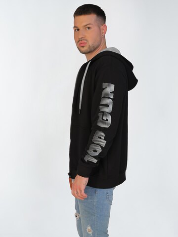 TOP GUN Sweatjacke in Schwarz