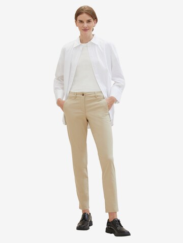 Slimfit Pantaloni chino di TOM TAILOR in beige