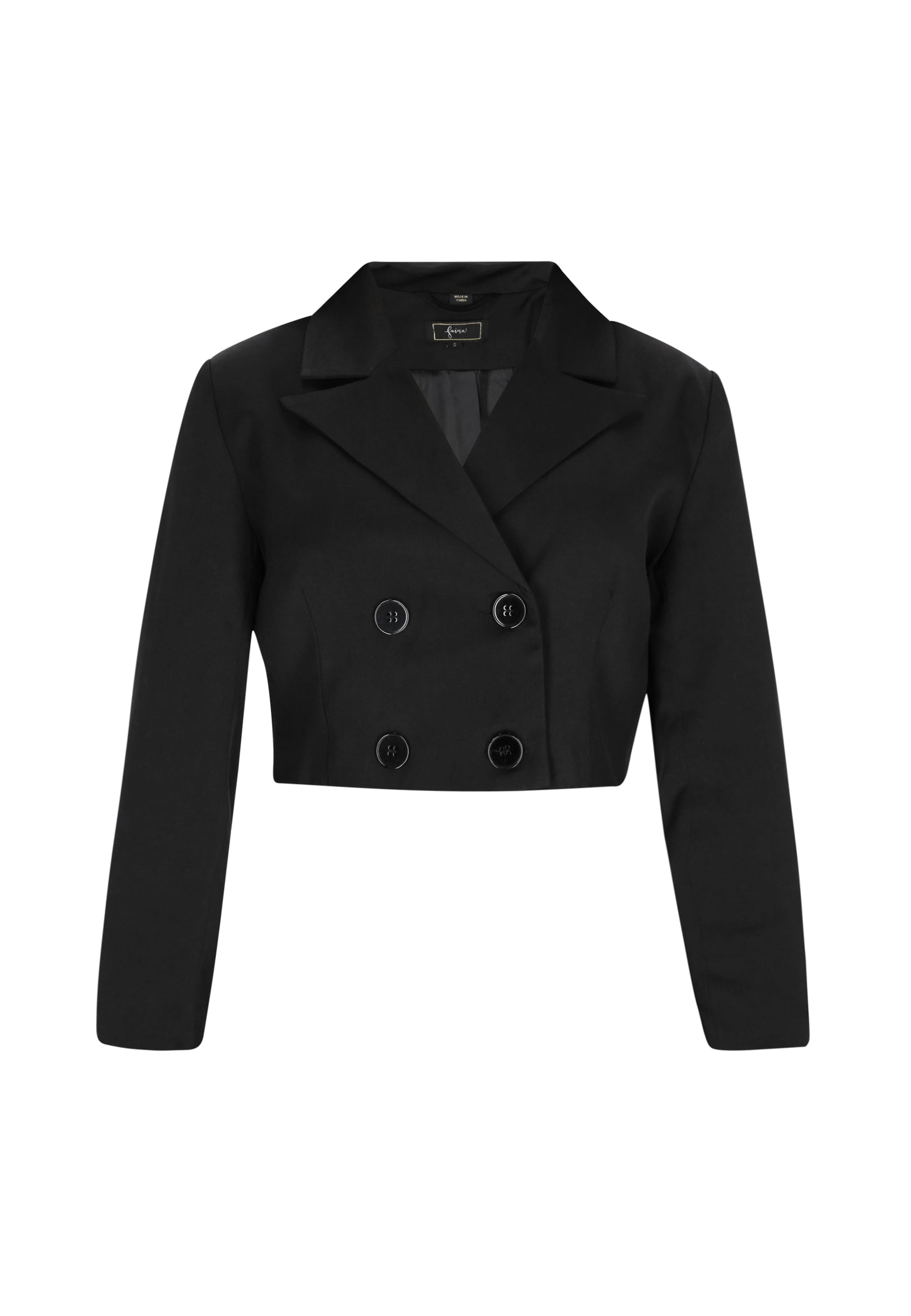 faina - Blazer em preto: frente