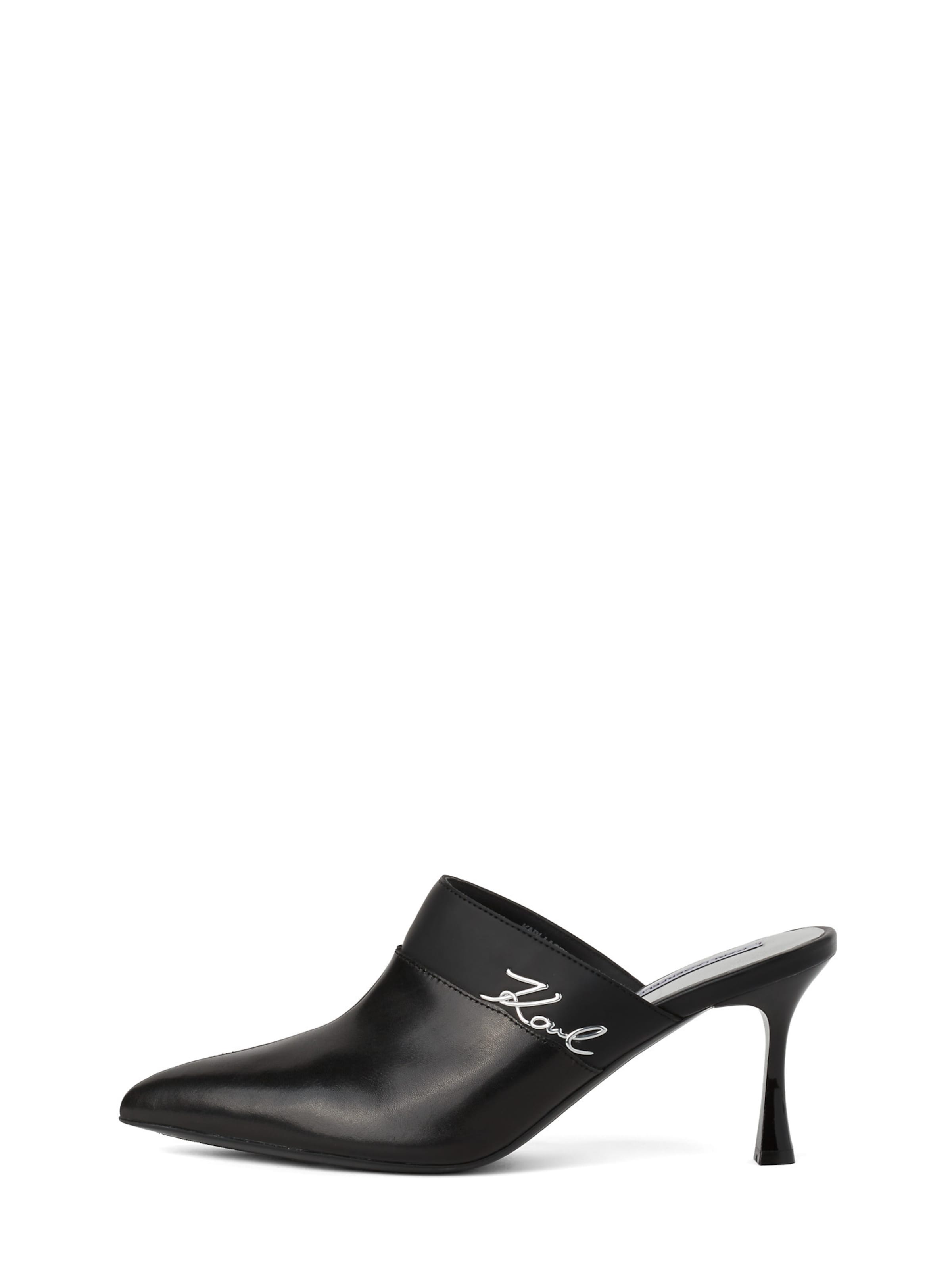 Karl Lagerfeld Μιούλ 'Sienna' σε μαύρο: μπροστά