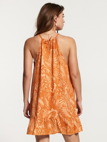 oranžs Shiwi Vasaras kleita