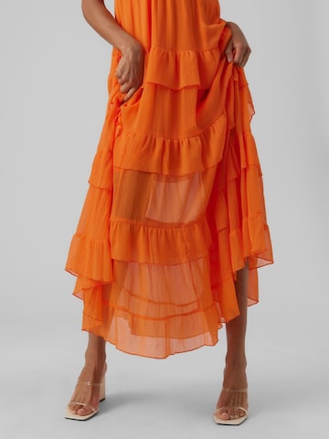 VERO MODA Dress 'CLARA' in Orange