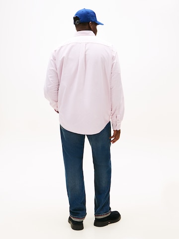 Tommy Hilfiger Big & Tall Regular Fit Hemd 'HERITAGE' in Rot