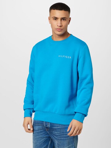 TOMMY HILFIGER Sweatshirt i blå: framsida