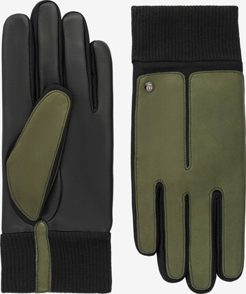 Roeckl Full Finger Gloves 'Kopenhagen' in Green: front