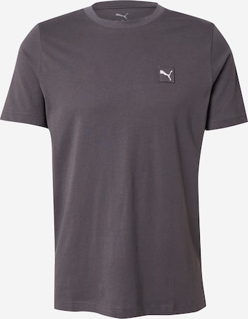 T-Shirt 'Essentials Elevated' PUMA en gris : devant