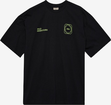 HALO Shirt in Zwart: voorkant