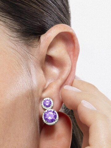 Luxenter Oorbellen 'Pruka' in Lila
