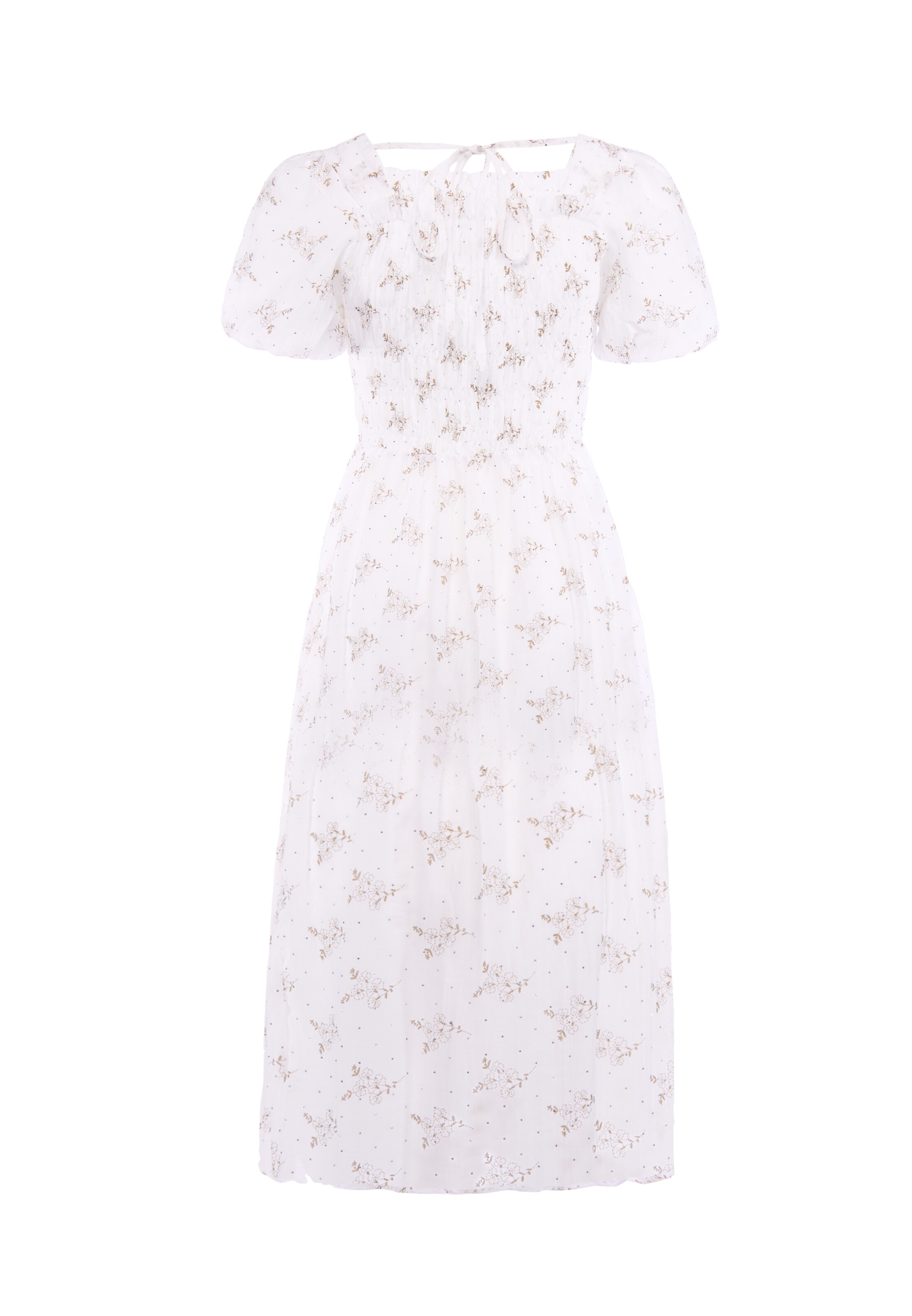 Robe usha BLACK LABEL en blanc : devant