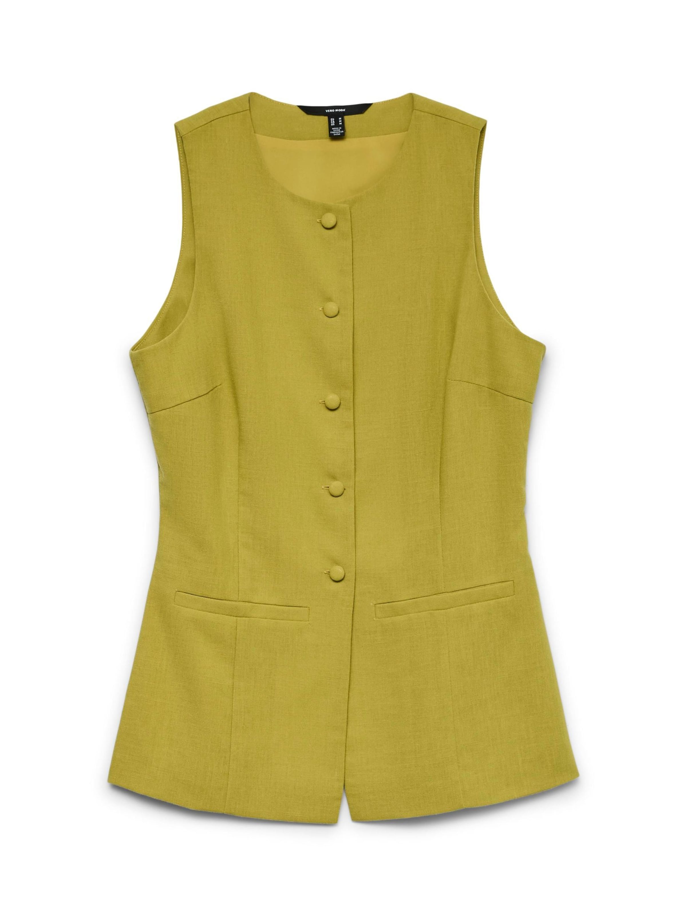 VERO MODA Jakkesætsvest 'VMJosie' i gul: forside