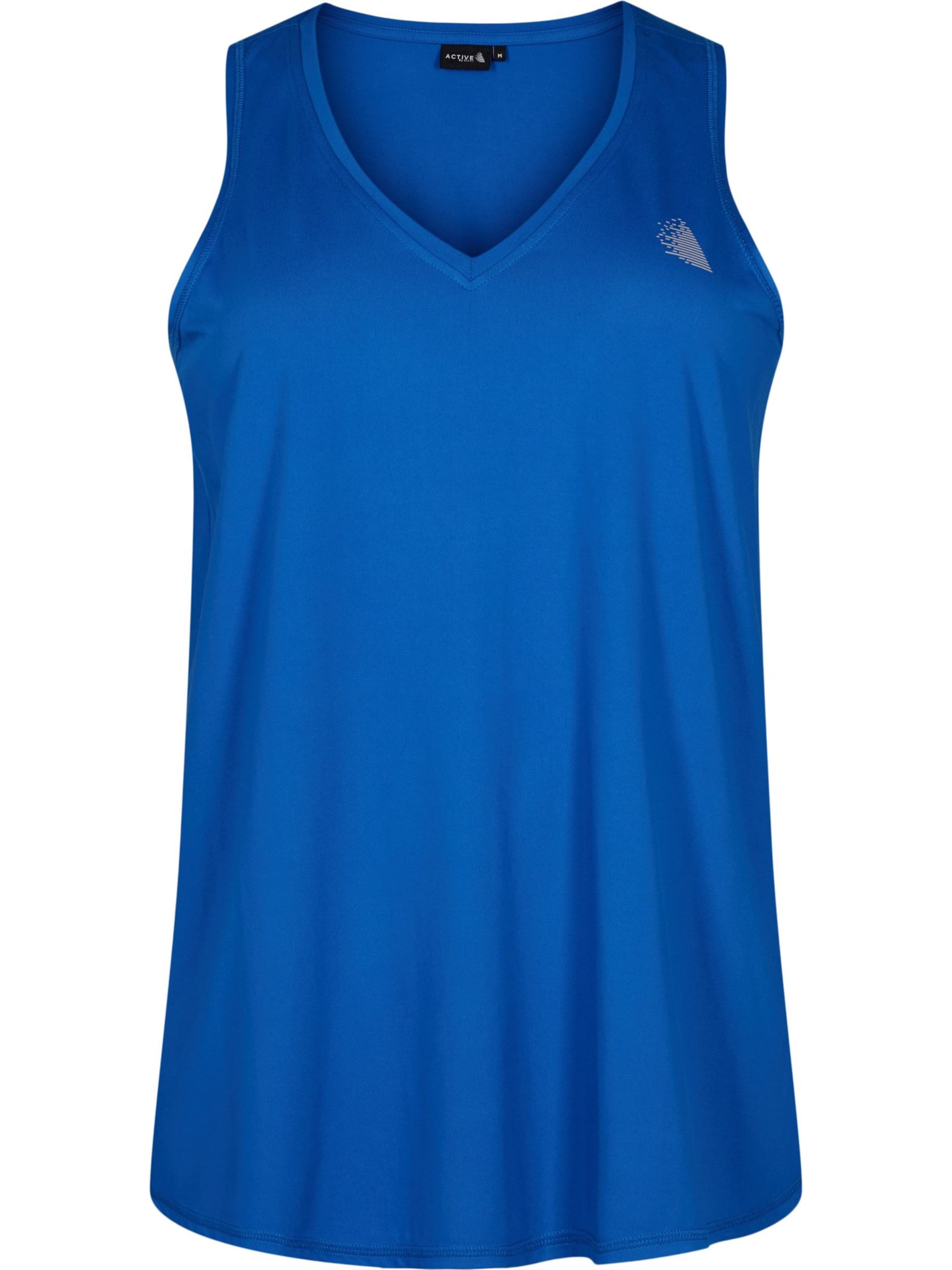 Active by Zizzi Спортивный топ в Синий: спереди