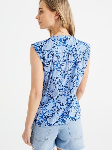 WE Fashion Shirt in Blauw