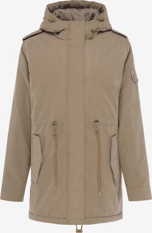 Usha - Chaqueta de entretiempo en marrón: frente