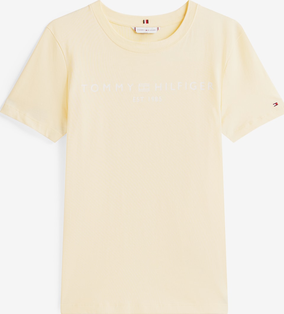 Tricou de la TOMMY HILFIGER pe galben: față