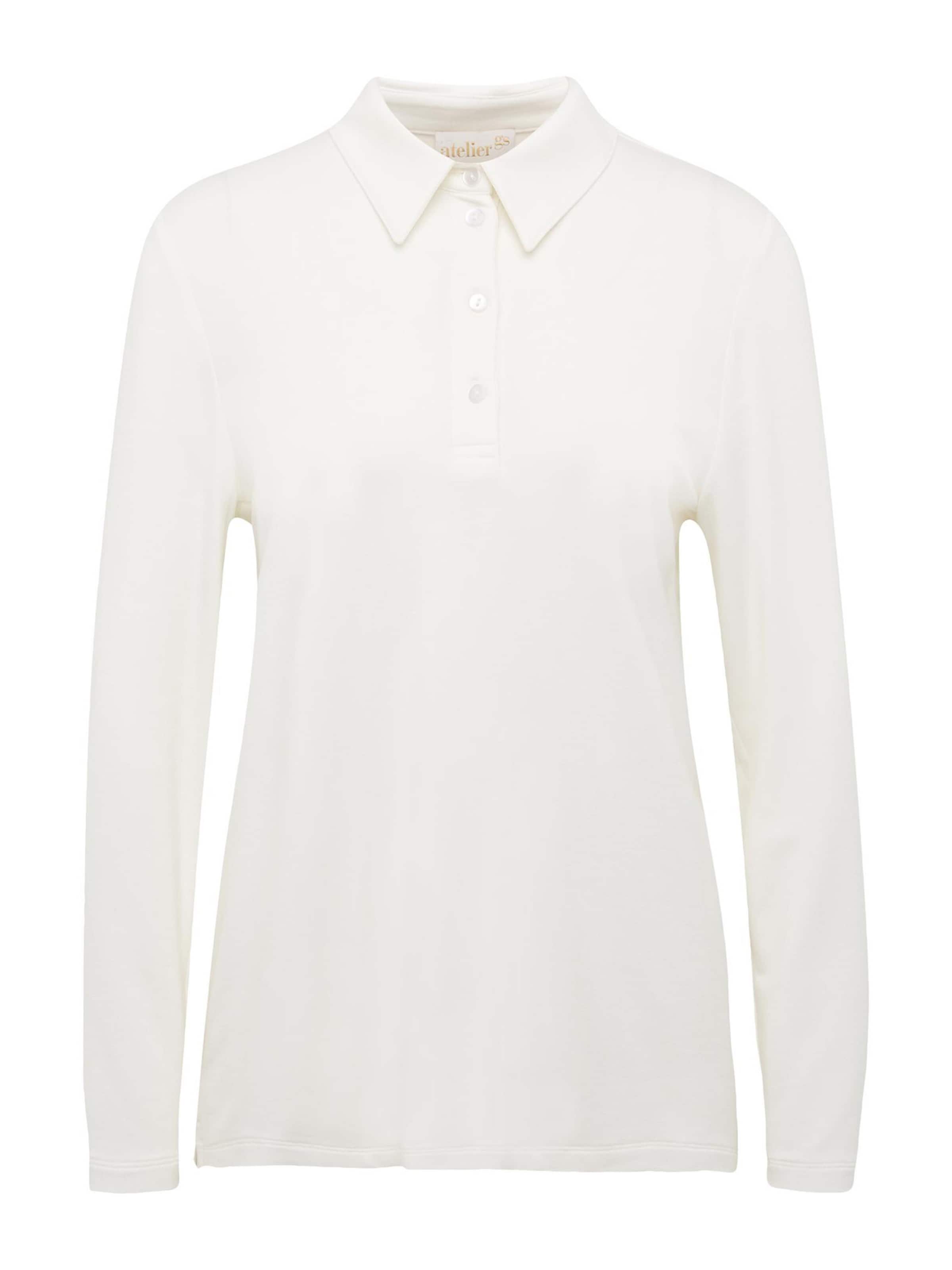 Goldner Shirt in Wit: voorkant