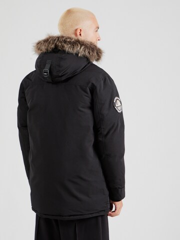Superdry Winterparka 'Everest' in Zwart