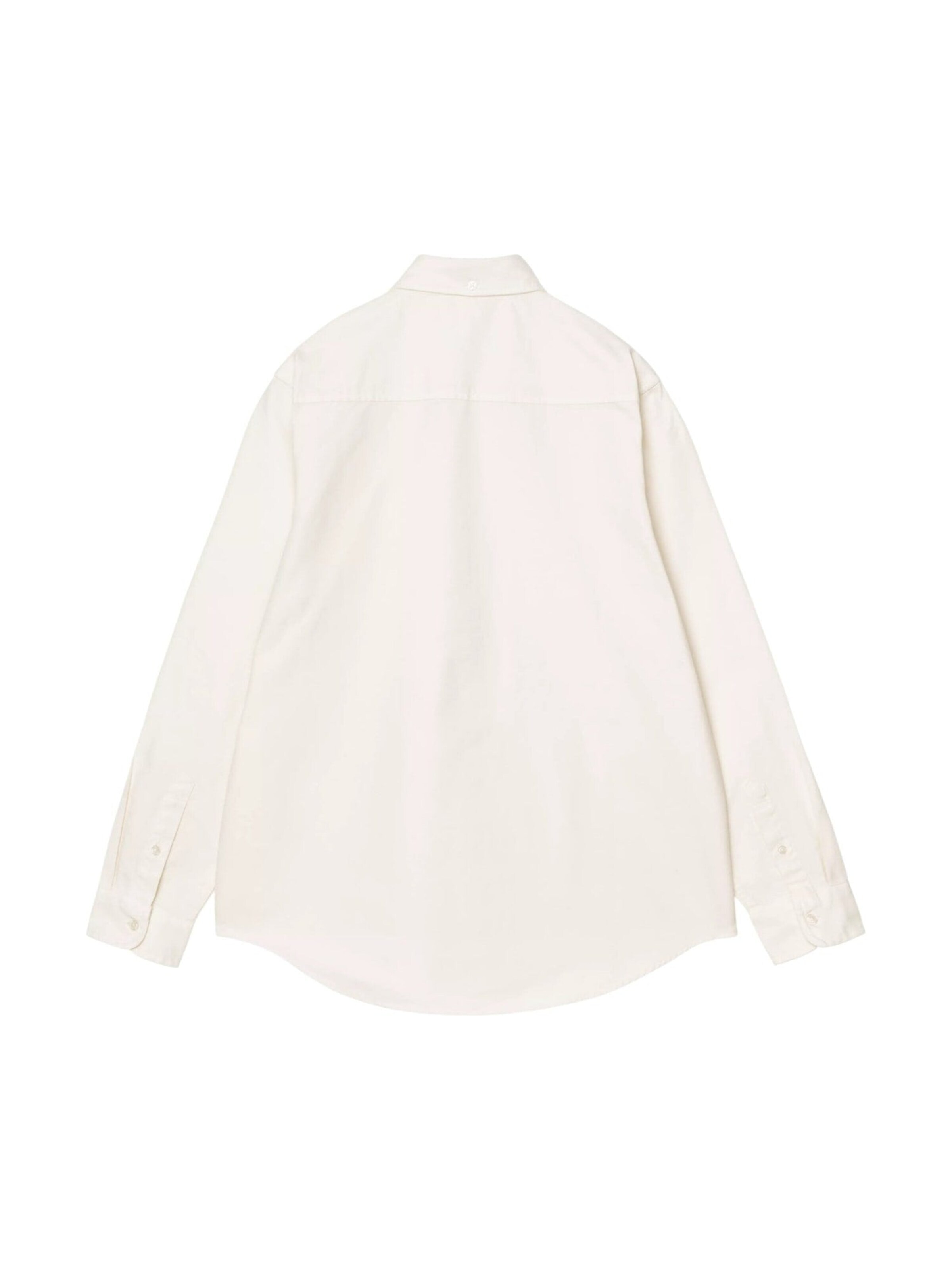 Carhartt WIP Chemise 'L/S Bolton Shirt White' en S en blanc, Vue avec produit