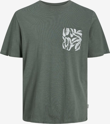zaļš Jack & Jones Junior T-Krekls 'LAFAYETTE': no priekšpuses