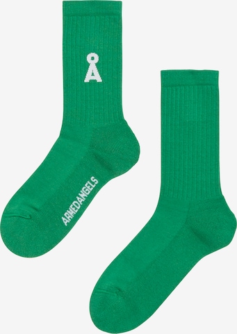 ARMEDANGELS Socks 'SAAMU' in Green: front