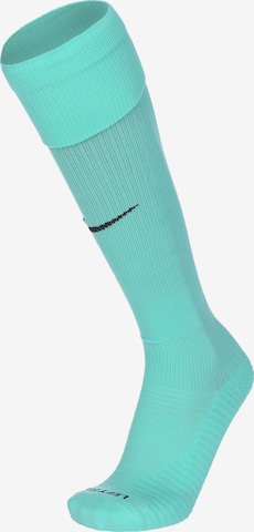 NIKE Soccer Socks 'MatchFit Team' in Green: front