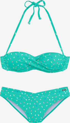 BUFFALO Bikini in Groen: voorkant