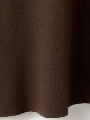 MANGO Pletené šaty 'BETTU' - Hnedá