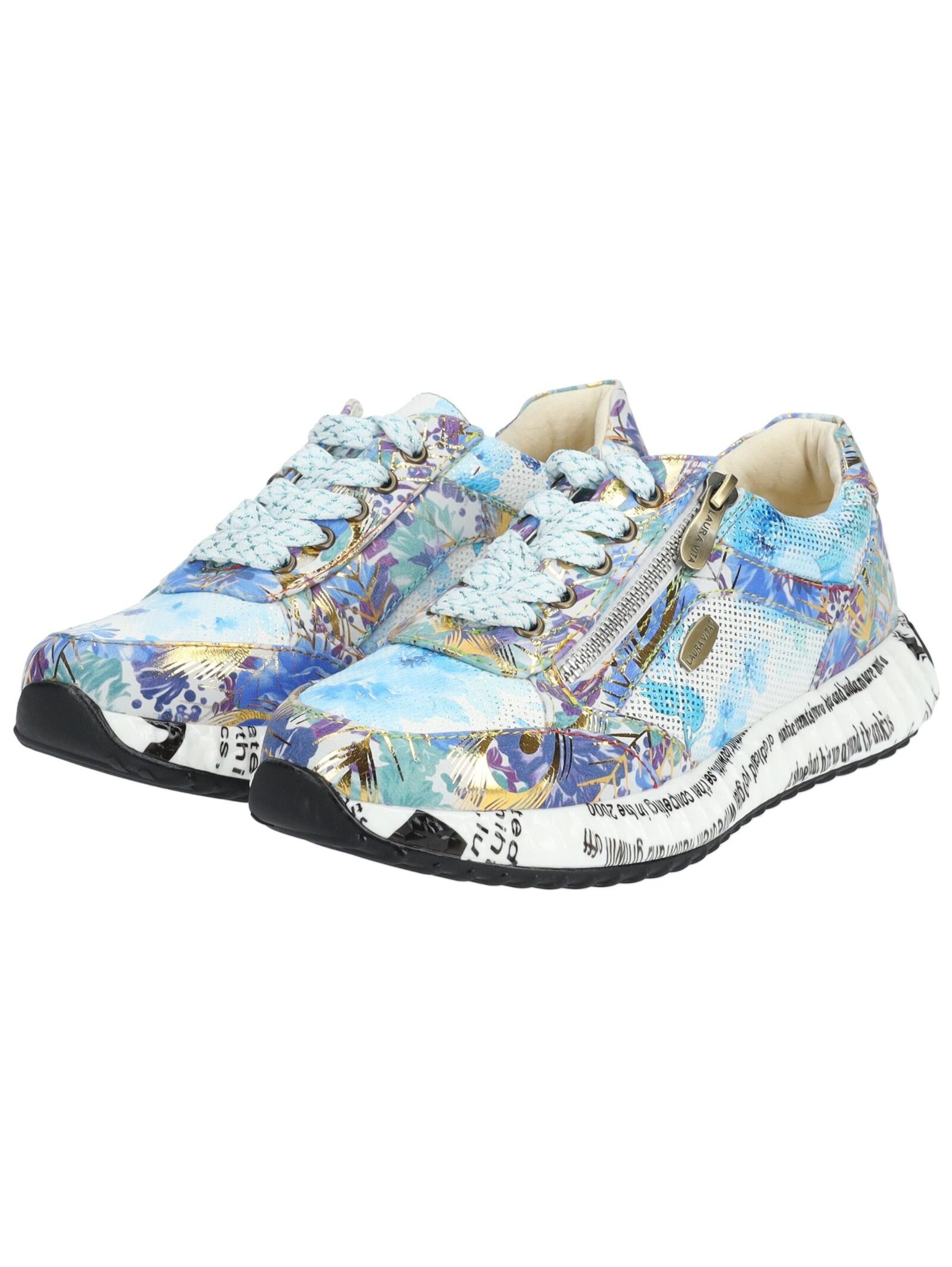 Baskets basses Laura Vita en bleu