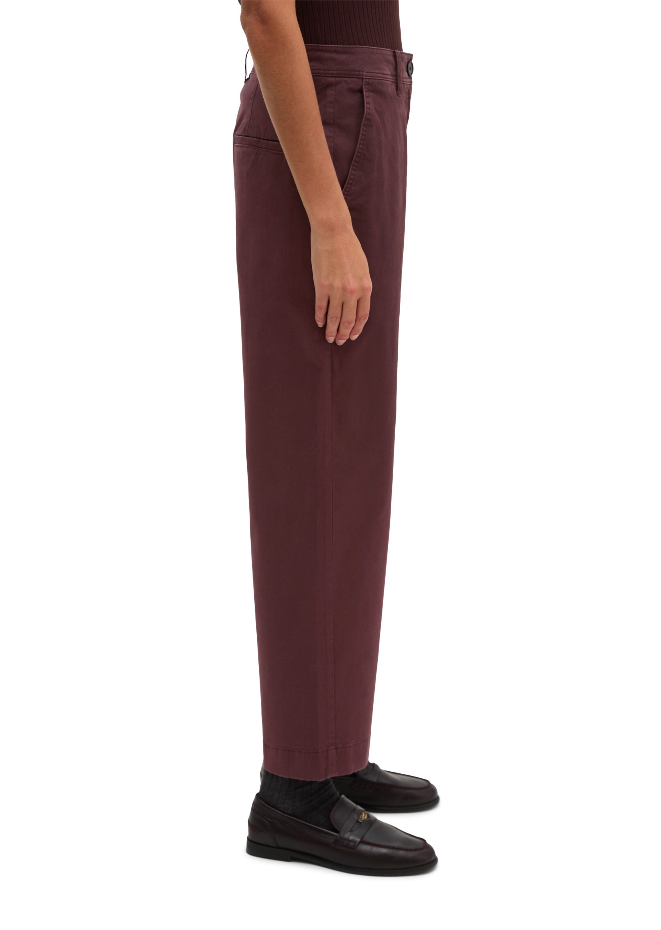 Marc O'Polo Loose fit Trousers in Red