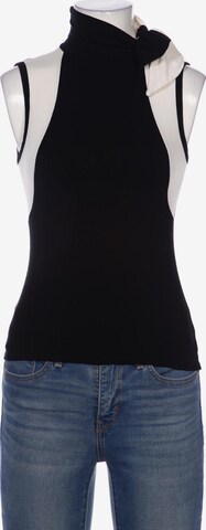 Morgan Top & Shirt in XXXS in Black: front