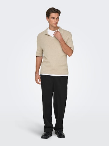 Only & Sons Пуловер 'ONSTRAVIS' в бежово