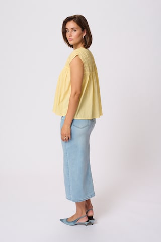 Kaffe - Blusa 'KAThua' em amarelo
