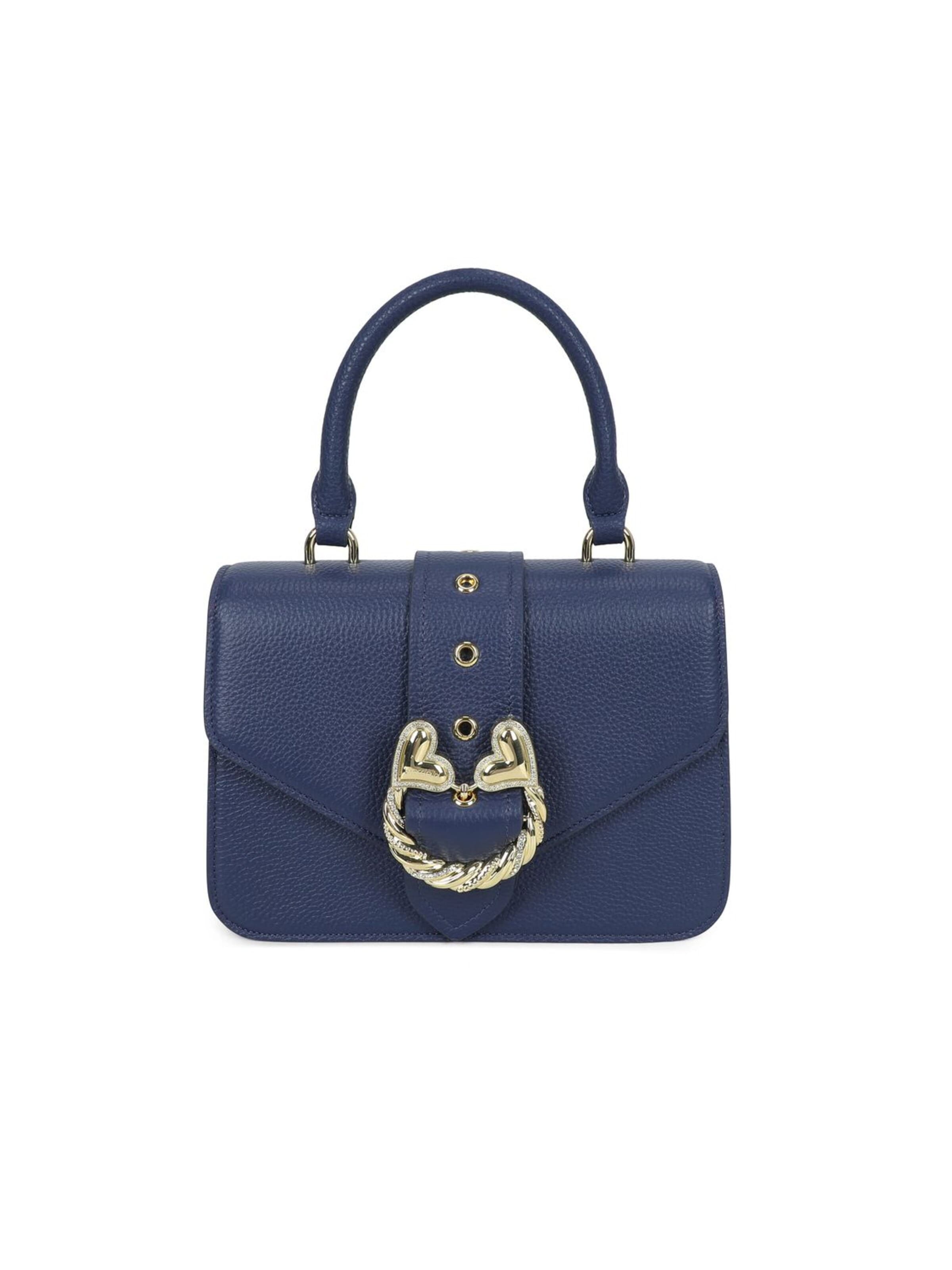 Borsa a mano 'Baroque' di Braccialini in blu: frontale
