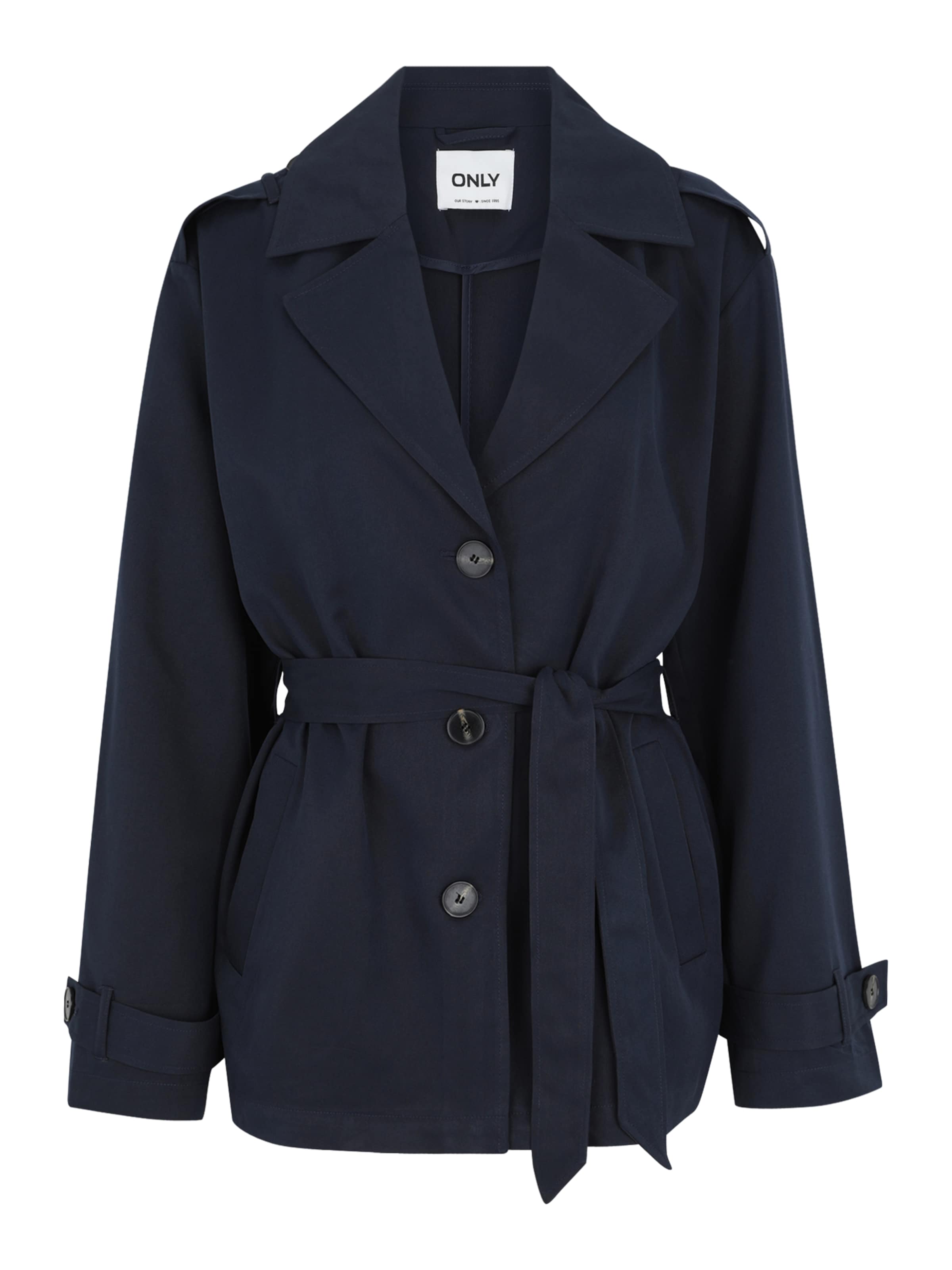 Only Tall Kevad-sügismantel, värv sinine: eest vaates