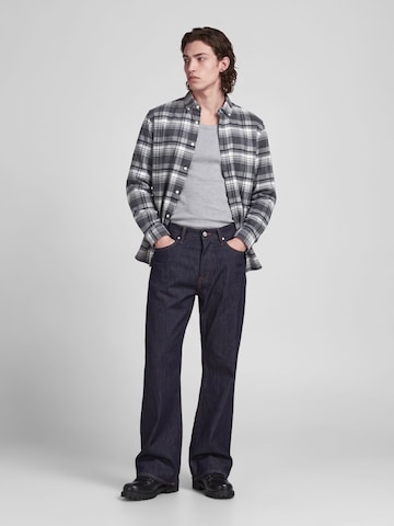 JACK & JONES Regular Fit Hemd in Grau